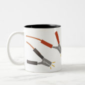 ジャンパー線のマグ ツートーンマグカップ (左)