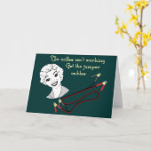 ジャンパー線の挨拶状を得て下さい カード (黄色い花)