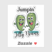 ジャンピンのゼリー豆 シール (シート)