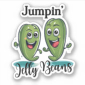 ジャンピンのゼリー豆 シール (正面)