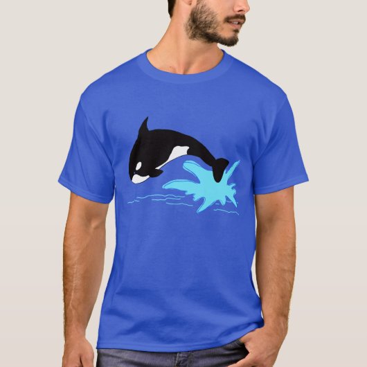 ジャンピングオルカ Tシャツ (正面)