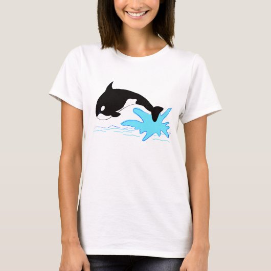 ジャンピングオルカ Tシャツ (正面)