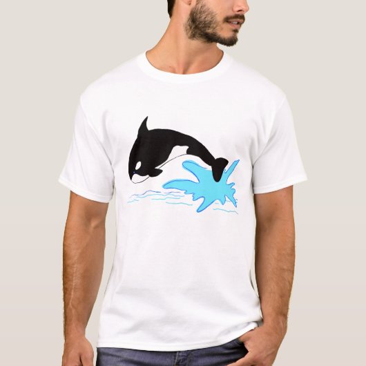 ジャンピングオルカ Tシャツ (正面)