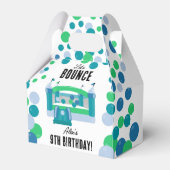 ジャンピングキャッスルバウンシーボーイズ誕生日パーティー フェイバーボックス (正面サイド)