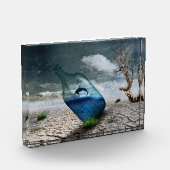 ジャンピングキラーホエールボトル フォトブロック (左)