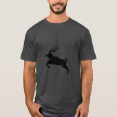 ジャンピングクドゥシルエット Tシャツ (正面)
