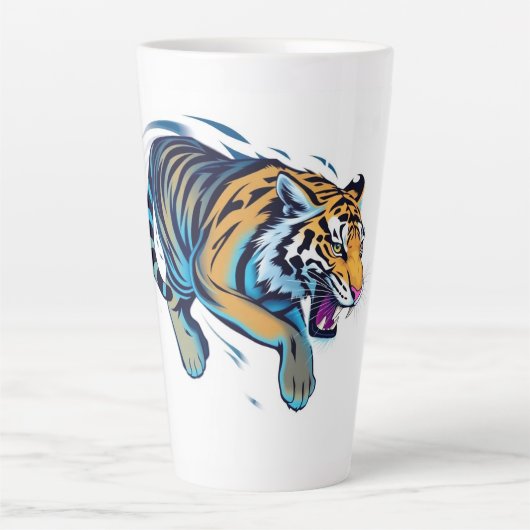 ジャンピングタイガー カフェラテマグ (正面)