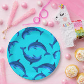 ジャンピングドルフィントロピカルサマーパーティープレート ペーパープレート (パーティー)