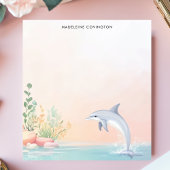 ジャンピングドルフィン海海パーソナライズされた名 ノートパッド