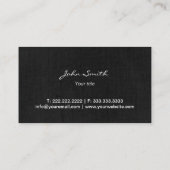 ジャンピングハレクラシディッドリネン 名刺 (裏面)