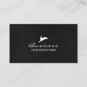 ジャンピングハレクラシディッドリネン 名刺 (正面)