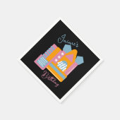 ジャンピングバウンシーレンタルパーティーハウス誕生日 スタンダードカクテルナプキン (角)