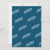 ジャンピングバウンスパーティーバウンスハウス誕生日 招待状 (裏面)