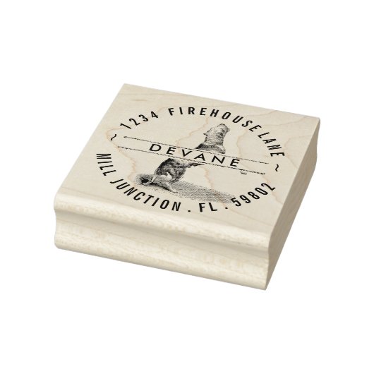 ジャンピングピットブルテリア差出人住所スタンプ ラバースタンプ (スタンプ)