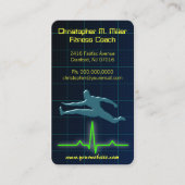 ジャンピングマンフィットネスコーチパーソナルトレーナー 名刺 (正面)