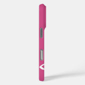 ジャンピングミュージカルノート熱いピンクと白 Case-Mate iPhoneケース (裏面 / 右)