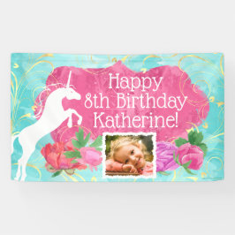 ジャンピングユニコーンブライトガールズ誕生日 横断幕