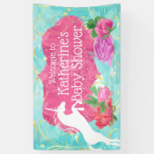 ジャンピングユニコーンブライトガールズ誕生日 横断幕 (縦)