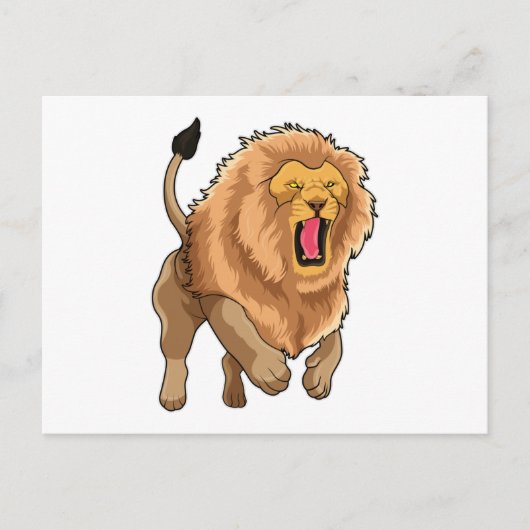ジャンピング・ライオン ポストカード (正面)