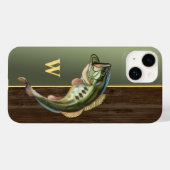 ジャンピング ラージマウスバス Case-Mate iPhoneケース (裏面 (横))