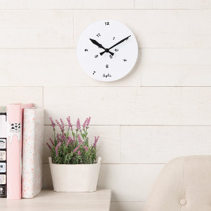 ジャンブおもしろいルアワーズチルドレン子供部屋ベッドルームデコール ラウンド壁時計