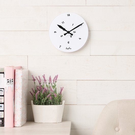 ジャンブおもしろいルアワーズチルドレン子供部屋ベッドルームデコール ラウンド壁時計