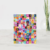 ジャンブルアルファベットパターン カード (正面)