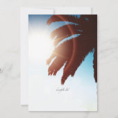 ジャンプしてジョイ招待状 招待状 (裏面)