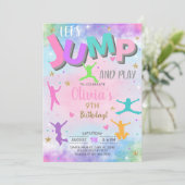 ジャンプして女の子の遊バースデータ招待状。 招待状 (スタンド正面)