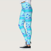 ジャンプするイルカ レギンス (左)