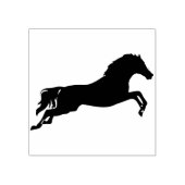ジャンプする馬のアートスタンプ ラバースタンプ (インプリント)