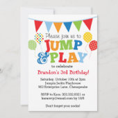 ジャンプとバ遊ルーンの招待状(メイン) 招待状 (正面)