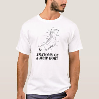 ジャンプのブーツの解剖学 Tシャツ