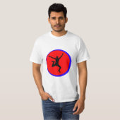 "ジャンプアイコン" グラフィックTシャツ Tシャツ (正面フル)