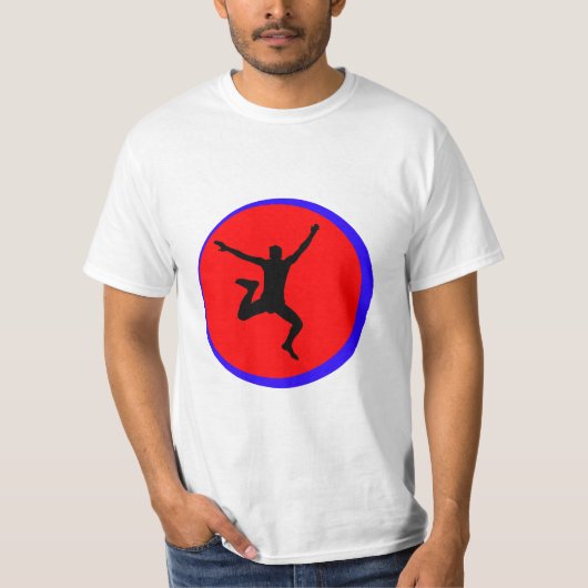 "ジャンプアイコン" グラフィックTシャツ Tシャツ (正面)
