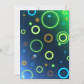 ジャンプアーケードネオングローバースデーパーティー 招待状 (裏面)