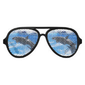 ジャンプオルカクジラ アビエーターサングラス (正面)