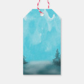 ジャンプキツネ冬ギフトラベル ギフトタグ (裏面)