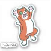 ジャンプキャットシール シール (正面)