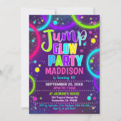 ジャンプグローパーティー招待状 招待状 (正面)