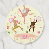 ジャンプサルの誕生日を跳ね返感謝していそう フェイバータグ (裏面)