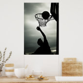 ジャンプシュートのスコア ポスター (キッチン)