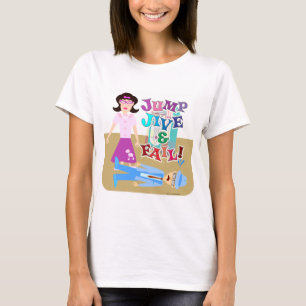 ジャンプジーブとフェイルおっちょこちょいのスイング踊り漫画 Tシャツ