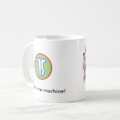 ジャンプスーツのコーヒーカップ コーヒーマグカップ (正面左)