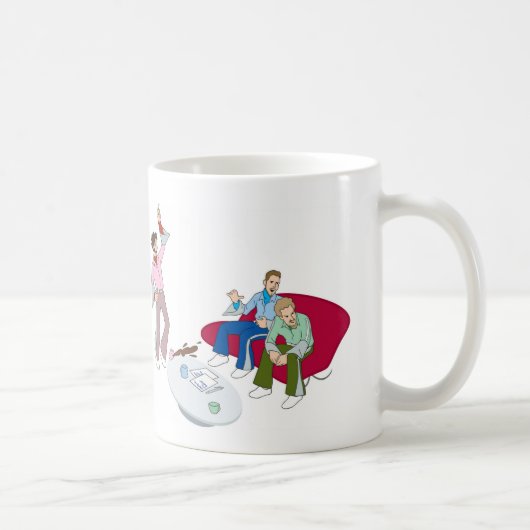 ジャンプスーツのコーヒーカップ コーヒーマグカップ (右)