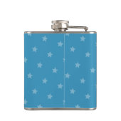 ジャンプスーツ漫画のロックアンドロールギターフクロウ フラスク (裏面)