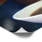 ジャンプスーツ食べの銀河系pで作ったスープの猫 ポスター (コーナー)