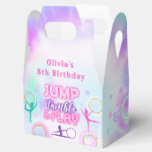ジャンプタンブル遊ガールバースデーパーティーの好意ボックス フェイバーボックス (オープン)