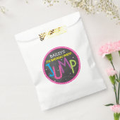 ジャンプトランポリンガールバースデーパーティネオンチョーク フェイバーバッグ (封をした状態)