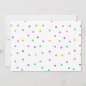 ジャンプトランポリンパーク写真誕生日パーティー 招待状 (裏面)